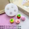 Pera Caqui Manzana Pellizco El Molde de Silicona Mini baguette Donut Cera Botella Azúcar Decoración de Pastel Molde Almohadilla de Hielo