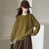 Conjunto de suéter de tricô casual para meninas, primavera e outono, novo estilo 2026, para crianças mais velhas, conjunto de duas peças estiloso e versátil para o final do outono