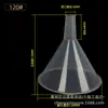 Em Estoque Atacado 60 75 90 120 mm Plástico Funis de Separação para Laboratório Químico Funis de Plástico para Líquidos