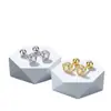 Brincos de Prata 925 Esterlina Estrela Flor de Cinco Pétalas para Mulheres, Brincos de Parafuso com Zircônia Microincrustada, Design Minimalista de Nicho, Presente para Melhor Amiga