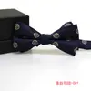 Ropa formal Corbata de moño de negocios para hombre a rayas británicas Estilo coreano Boda Novio Padrino Camisa de boda Accesorios para traje