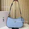 Bolso Minimalista Europeo y Americano Nuevo de Gs Guess para Madre e Hija, Bolso de Hombro Color Sólido Tipo Bollo con Colgante, Tapa de Solapa, Bolso de Hombro Cruzado