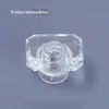Tampas Universais Acrílicas Transparentes de Encaixe para Frascos de Perfume, Disponíveis em Vários Formatos, e Tampas Combinando Tipo Pressão para Frascos de Perfume