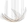 Lámpara de Araña de Ingeniería No Estándar Juego Completo de Lámparas Hotel Casa Departamento de Ventas Mesa de Arena Led Acrílico Luminoso Recogida de Gran Altura