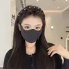 Nueva Mascarilla Facial de Invierno Otoño Cepillada para Mujeres Alta Apariencia Soporte 3D Transpirable Cálida Cortavientos Sin Costuras Alta Elasticidad Mascarilla de Protección Solar