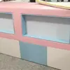 Piscina de Bolinhas Oceano Cercado Infantil Playground Caixa de Areia Transparente Venda Direta Caixa de Areia Sementes de Cássia Forte de Brincar Piscina com Acolchoamento Macio Altura Aumentada