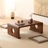 Mesa de Café Tatami de Madeira Maciça Atacado Mesa de Janela Sanfonada Mesa Kang Mesa Pequena de Varanda Mesa de Chá Tatami Simples Mesa de Estudo Chinesa Antiga