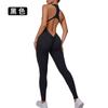 Pantalones de Yoga Fitness con Cremallera y Estampados Europeos y Americanos Moldeador Abdominal Elástico Ropa Deportiva Sexy para Cadera con Almohadilla en el Pecho