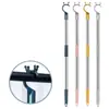 Barra Secadora de Ropa, Horquilla Extensible para Secar Ropa en Casa, Extendida, Engrosada, Barra de Horquilla para Ropa de Acero Inoxidable