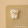 Accesorios de resina de Oso Durmiendo y Conejito para manualidades DIY, fundas de teléfono, imanes para refrigerador, decoraciones para zapatos y accesorios para el cabello