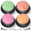Set de lentejuelas + 1 mm y purpurina de 16 colores de 0.2 mm transfronterizo, polvo de purpurina ultrafino, maquillaje, esmalte de uñas, material de gel