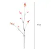 Hojas de Arce Rojas de Color Otoñal, Plantas Verdes Artificiales para Decoración de Paisajismo, Flores y Plantas Verdes Artificiales, Árboles Artificiales para Paisajismo, Ramas de Arce, Ramas Secas, Hojas