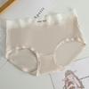 Ropa interior de algodón antibacteriano 7A de 60 hilos para mujer, sin costuras, cómoda, fina, transpirable y con cintura baja.