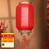 Farol de piel de oveja para exteriores, impermeable, protector solar, publicitario, para festivales, de hierro antiguo chino rojo, con forma de calabaza de cera, para hotel.