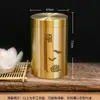 Latón tamaño pequeño para llevar Latas Fu Zi de Té Productos para Mesa de Té Oficina Sala de Estar Hogar Retro Creativo Adornos Venta al por Mayor