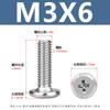 Tornillo de Acero Inoxidable 304 de Cabeza Plana Cruzada Avellanado Sujetador Tornillo para Muebles de Cabeza Redonda Plana Borde Biselado M3-M8