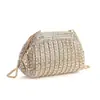Bolso Nuevo para Banquetes de Celebridades Transfronterizo, Bolso de Mano con Cadena, Bolso de Hombro de Moda para Fiesta, Bolso Pequeño, Bolso de Noche Incrustado con Diamantes