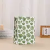 Saco de Papel Kraft Frutas Saco de Presente Frutas Tropicais Sacola de Compras Sacola Tote Estampada Atacado