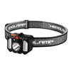 Linterna frontal recargable por USB transfronteriza, luz roja, para correr de noche al aire libre, pesca nocturna, linterna frontal impermeable con fuerte sensor de luz y batería de larga duración