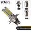 Youbisi Motocicleta levou farol de garra única PX15D H6 COB 25W motocicleta modificado farol longe e perto da luz