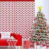 Decoración Navideña Transfronteriza 1*2m Árbol de Navidad Verde Cortina de Puerta de Seda de Lluvia Decoración para Fiesta de Vacaciones, Boda, Cumpleaños Cortina de Puerta