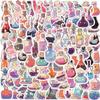 100 pegatinas de grafiti de tamaño pequeño para botellas de medicina mágica, decorativas para guitarra, cuaderno, equipaje, bricolaje, impermeables, venta al por mayor