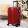 Maleta de Una Pieza para Viaje, Maleta con Marco de Aluminio para Estudiantes Mujeres, Unisex, Bolsa de Equipaje de 20 pulgadas con Combinación de Contraseña y Ruedas Universales