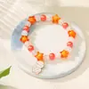 Nuevos Productos Yunjin, Populares en Europa y América, Pulseras Hechas a Mano con Cuentas para Halloween, Pulseras de la Serie Naranja del Festival de Fantasmas de Calabaza al por Mayor