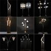 Adereços de casamento Lâmpada de chumbo de estrada Auditório de casamento Decoração de ferro galvanizado Ornamentos Arranjo de palco Adereços Decoração de salão de banquetes Lâmpada