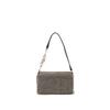 Bolsos de Mujer 2025 Verano Nuevo Estilo Bolso de Pedrería Bolso de Diamantes Completo Bolso de Mano de Perlas Cadena Bolso Pequeño Bolso de Axila Moderno