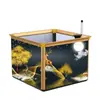 Novo Vaso de Flores Paisagem Chinesa Casa Vaso de Flores Nórdico Quadrado Grande Simples Sala de Estar Chão Absorvente Automático Atacado