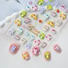 Lindas Pegatinas de Animales de Dibujos Animados para Uñas 5D en Relieve Tridimensional Animalitos Infantiles Pegatinas DIY para Arte de Uñas Accesorios Sl Modelo