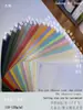 Papel Perlado Cuadrado 30x30 120g Superficie de Pintura Metálica Imitación a una Cara Hoja Grande de Colores para Manualidades DIY Origami Jardín de Infancia