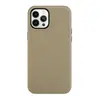 Para Apple 13 funda de teléfono de cuero lichi togo iphone12promax funda protectora magnética oficial