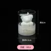 Ramo de Tulipanes, Jarrón de Cerámica Artística, Set de Regalo con Vela Perfumada, Adorno de Vidrio para Aromaterapia