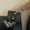 Bolso para Mujer Diseño Primavera/Verano 2026 Bolso Pequeño de Moda Tendencia para Mujer, Bolso Cruzado Versátil Elegante con Candado, Bolso de Lujo Ligero