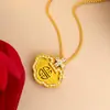 Nuevo Colgante de Candado de Bendición Ruyi de Diamante Chapado en Oro Estilo Chino Vietnamita Colgante de Collar Versátil Retro para Mujer Joyería al por Mayor