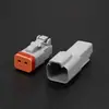Conector Dechi Dt06-2S Conector Automotivo à Prova d'Água Plugue Macho e Fêmea Chicote de Fiação Plug-in Bloco de Terminais Dt04-2P