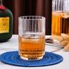 Copo de Whisky com Padrão Vertical Espesso para Bar KTV Copo de Vinho Simples de Vidro Sem Chumbo para Uso Doméstico Copo de Cerveja de Grande Capacidade