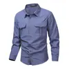 Camisa de manga larga de secado rápido para hombre, superventas transfronteriza, camisa casual ligera y transpirable para hombre, fresca para el verano