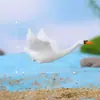 Decoración de micro paisajismo Decoración DIY de suculentas 4 adornos de animales de cisne bonsái creativo adornos pequeños de plástico