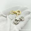 Al por mayor cadena de garra pequeña de 3 puntos herrajes hebilla DIY joyería hebilla metálica decorativa 8mm diámetro interior aleación de zinc hebilla accesorios