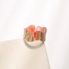 2024 Anillo Abierto Acrílico Diseño de Moda Coreana y Japonesa Anillo Romántico para Mujer Directo de Fábrica Estilo de Pareja Trendy