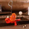 Colgante de Bolsa de Fieltro de Lana Hecho a Mano Estilo Coreano Dongdaemun de Corea del Sur Llavero de Animal Lindo Accesorios