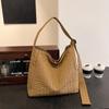 Bolsa tote casual de grande capacidade externa feminina 2025 nova bolsa de ombro simples e elegante bolsa transversal bolsa de viagem de nicho