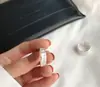 Anillo de plata esterlina con textura geométrica, estilo japonés-coreano, para mujer, con apertura para estudiantes, combina con todo.