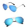 Gafas de sol polarizadas clásicas de acero inoxidable 3026 3025 película de color montura metálica retro gafas de sol reflectantes 3026 gafas