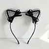 Diadema de Lolita de segunda dimensión, diadema para niña con orejas de gato, horquilla para cosplay, diadema de mucama Lolita de Comic-Con