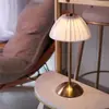 Lámpara de mesa de barra recargable, lámpara de mesita de noche para dormitorio, lámpara creativa de atmósfera de mercado nocturno, pequeña luz nocturna, lámpara de mesa de exhibición para bar, luz ambiental, hierro