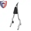 Adequado para Harley Gliding Road King Modificado Banco Traseiro Removível Pontiagudo de 22 polegadas Encosto Almofada Traseira Cadeira
